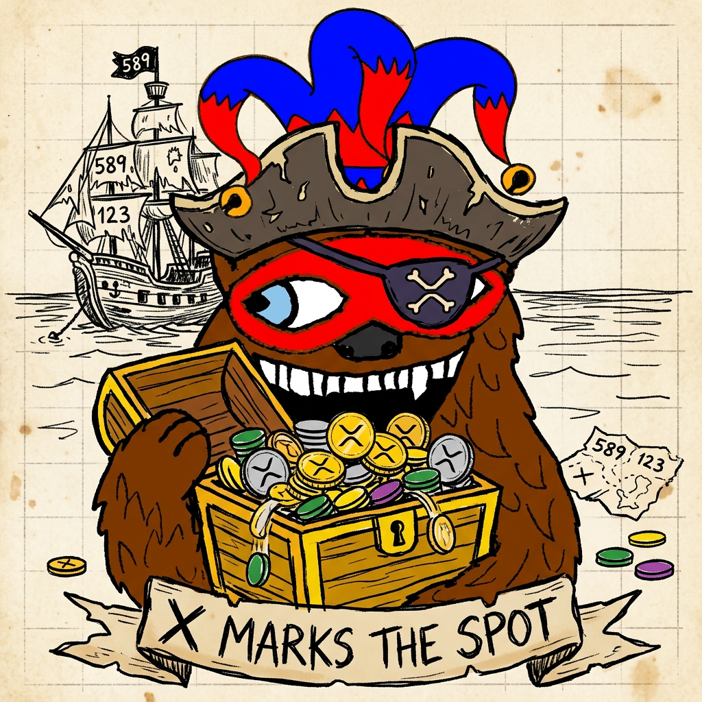 Bearable pirate at sea