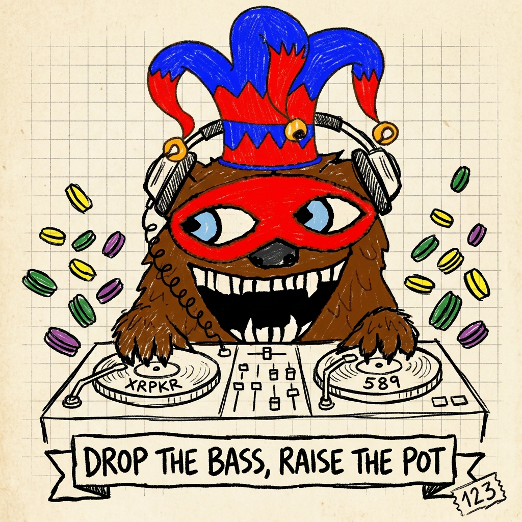 Bearable DJ spinning decks