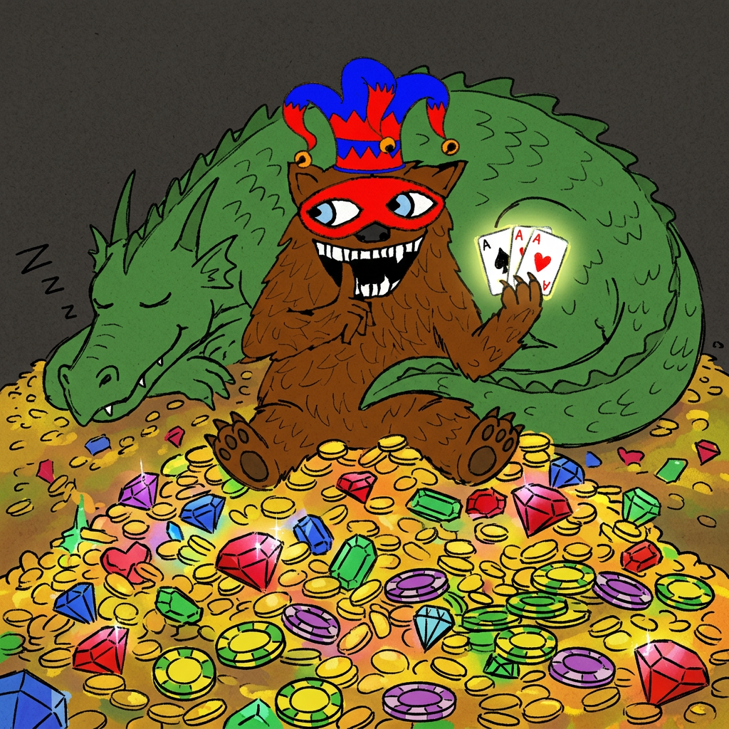 Dragon hoard bear