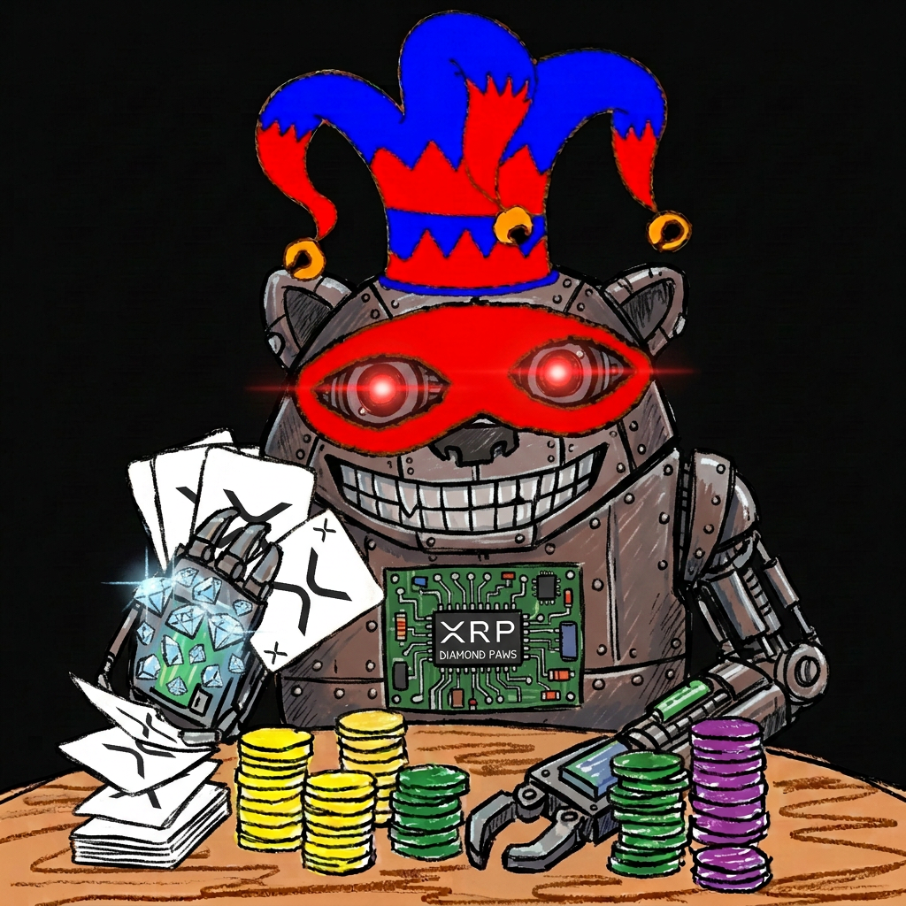 Bearable robot calculating odds