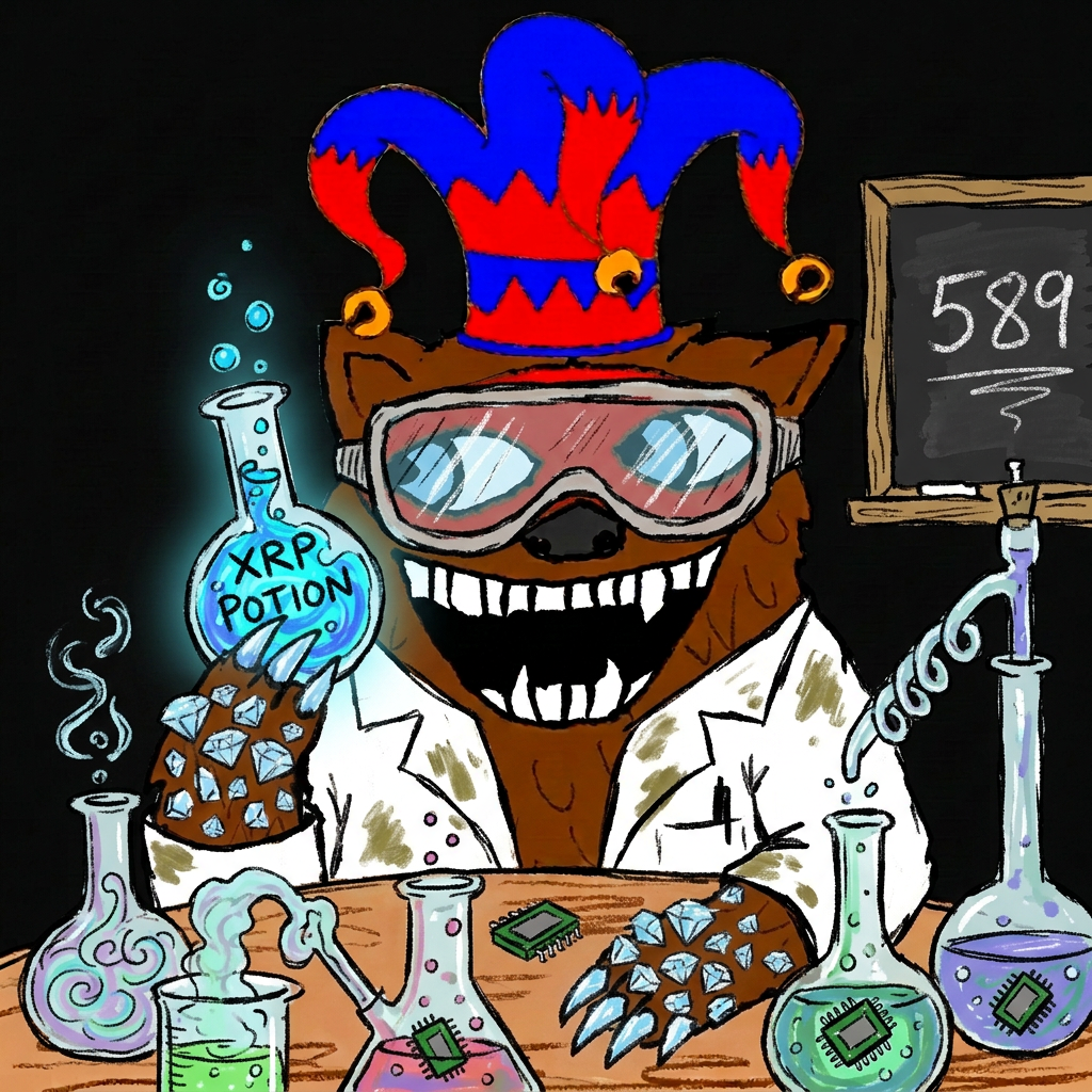 Bearable scientist in lab