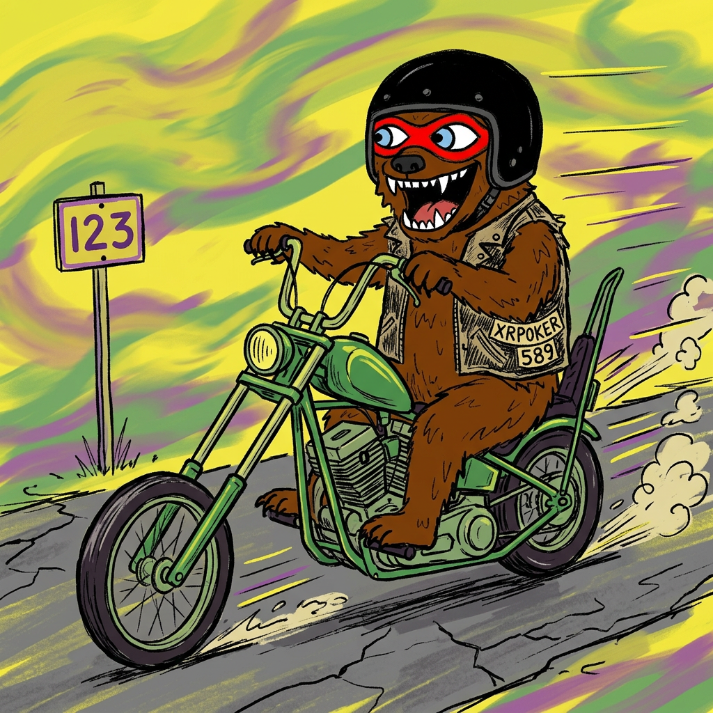 Biker bear born to HODL
